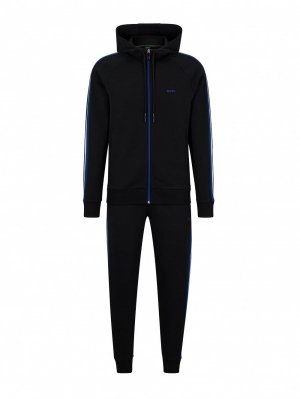 All black hugo boss tracksuit best sale