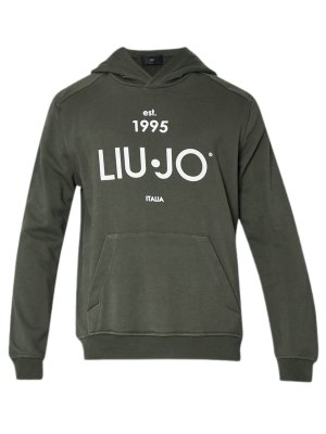 Liu Jo-M223P203.EST.HOODIE-432 ARMY GREEN_01