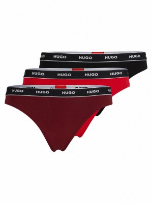 HUGO wom-TRIPLET THONG STRIPE 50480150-982_01