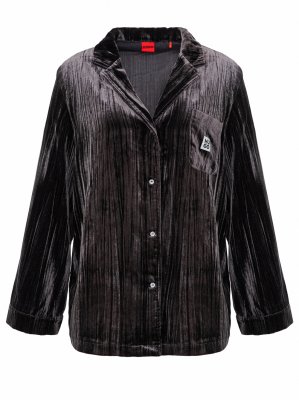 HUGO wom1_VELVET_SHIRT 50550047-010_1766492147