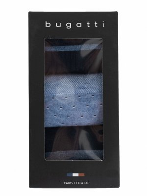 Bugatti men1_socks_box_3pack 61132X-545_1783180668