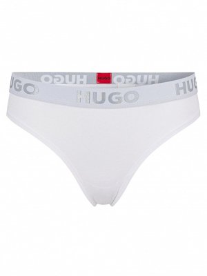 HUGO wom-THONG SPORTY LOGO 50469651-100_01