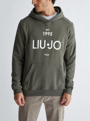 Liu Jo-M223P203.EST.HOODIE-432 ARMY GREEN_02