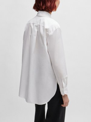 HUGO wom-The Oversize Shirt 50515741-100_03